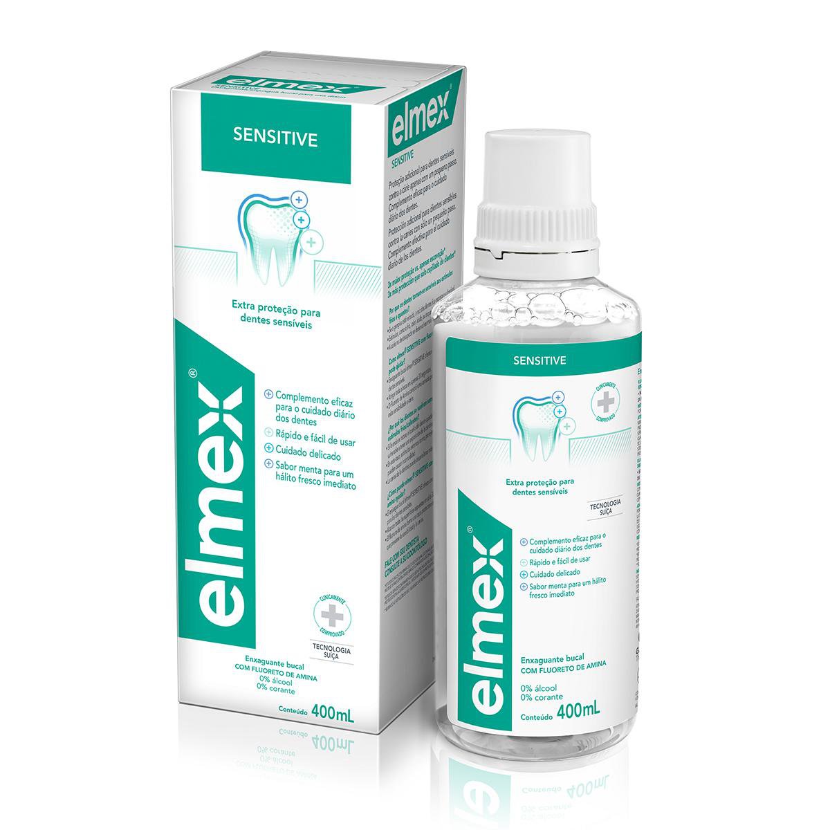Enxaguante Bucal elmex Sensitive 400ml